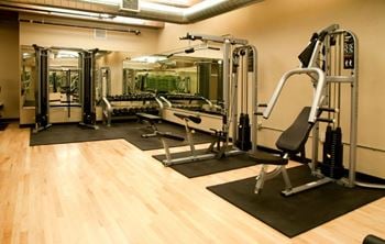 Club-quality fitness center + yoga/fitness studio